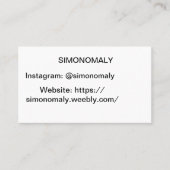 Buissnessカード 名刺 (正面)