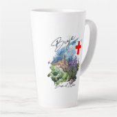 Buje Croatia カフェラテマグ (右アングル)