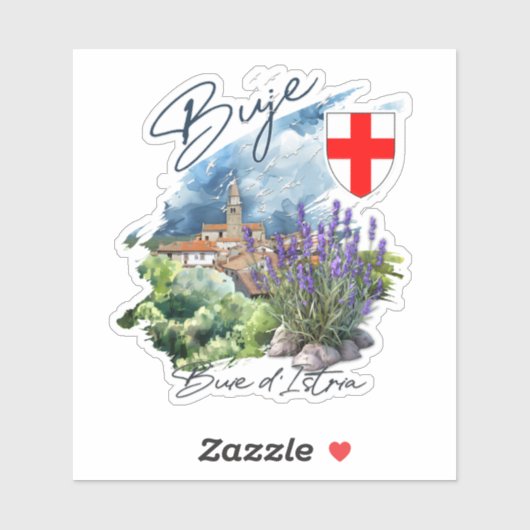 Buje Croatia シール (シート)