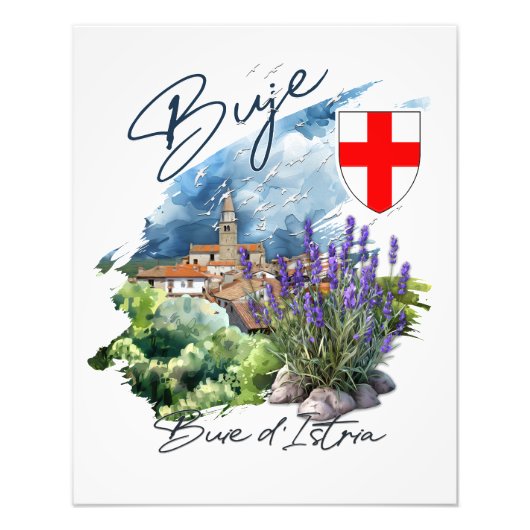 Buje Croatia フォトプリント (正面)