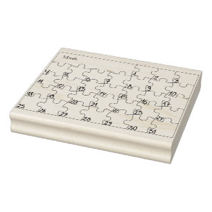 Bujoの木製の芸術のスタンプのためのパズルの追跡者 ラバースタンプ