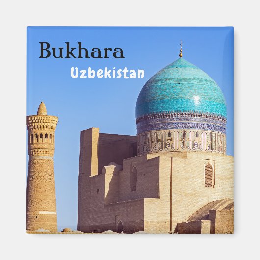 Bukhara, Uzbekistan -  Kalyan mosque マグネット (正面)