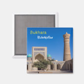 Bukhara, Uzbekistan - Po-i-Kalyan マグネット (正面/裏面)