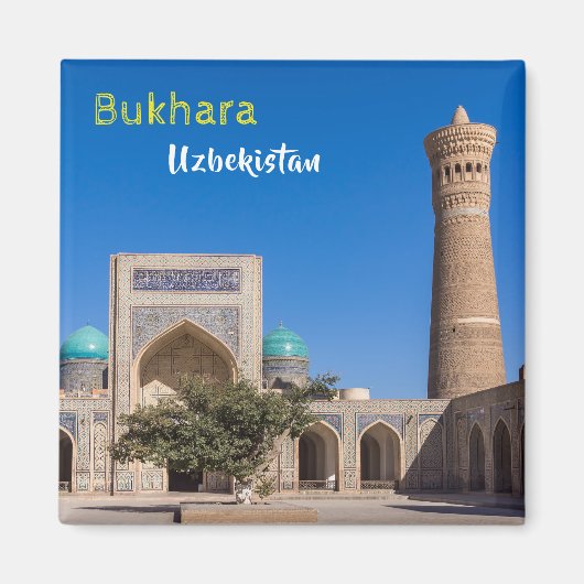 Bukhara, Uzbekistan - Po-i-Kalyan マグネット (正面)