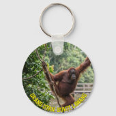 Bukit Lawang Sumatra Orangutan Jungle Keychain キーホルダー (正面)