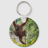 Bukit Lawang Sumatra Orangutan Jungle Keychain キーホルダー (裏面)