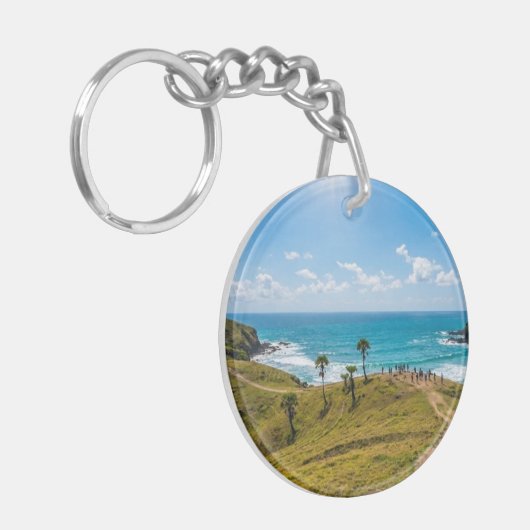 Bukit Merese Lombok Coastal View Keychain キーホルダー (正面左)