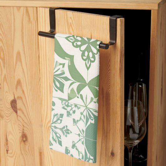 Buko Pandan Green  キッチンタオル (三つ折り)