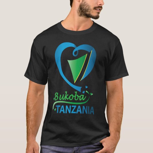 Bukoba Tanzania Flag Tanzanian Men Women Tシャツ (正面)