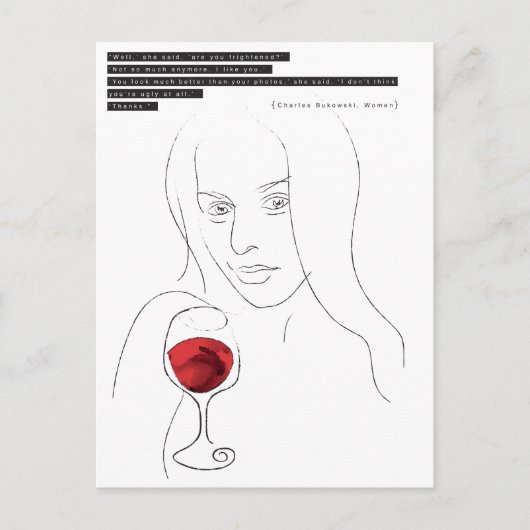 Bukowskiポストカード ポストカード (正面)