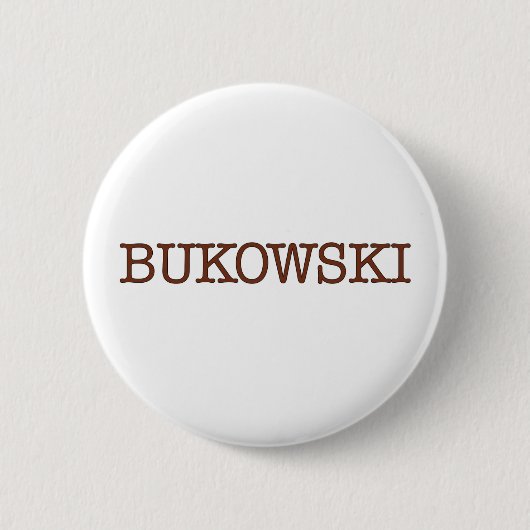 Bukowski 缶バッジ (正面)