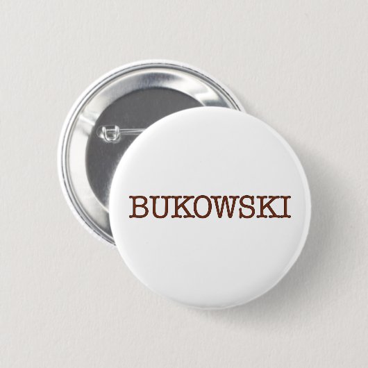 Bukowski 缶バッジ (正面&裏面)