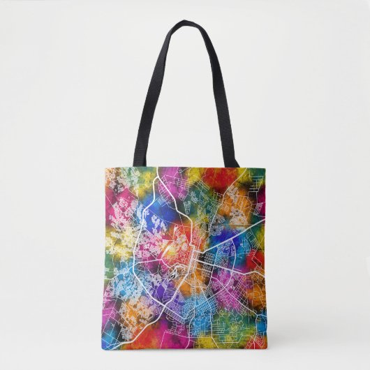 Bulawayo Zimbabwe City Map トートバッグ (正面)