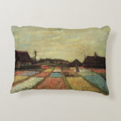 Bulb Fields by Vincent vanゴッホ アクセントクッション (裏面)