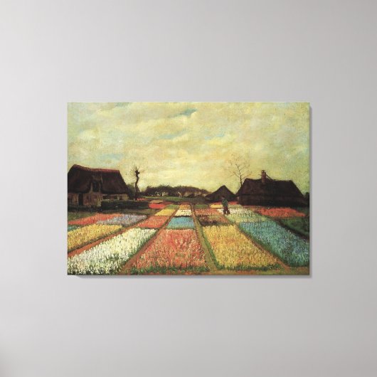 Bulb Fields by Vincent vanゴッホ キャンバスプリント (正面)