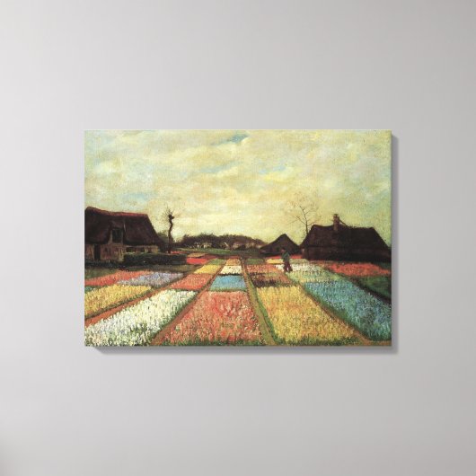 Bulb Fields by Vincent vanゴッホ キャンバスプリント (正面)