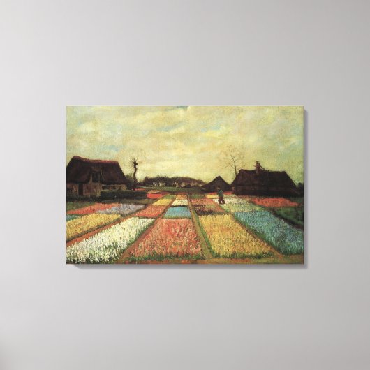 Bulb Fields by Vincent vanゴッホ キャンバスプリント (正面)