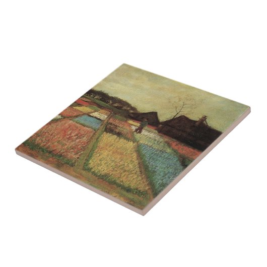 Bulb Fields by Vincent vanゴッホ タイル (側面)