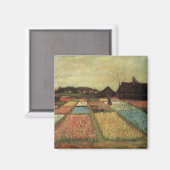 Bulb Fields by Vincent vanゴッホ マグネット (正面/裏面)