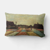 Bulb Fields by Vincent vanゴッホ ランバークッション (裏面)