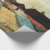 Bulb Fields by Vincent vanゴッホ.ヴィンテージフローラ ラッピングペーパー (角)