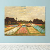 Bulb Fields by Vincent vanゴッホ(1883) キャンバスプリント (インサイチュ (ウッドフロア))