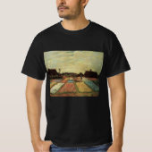Bulb Fields by Vincent vanゴッホ Tシャツ (正面)
