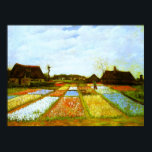 Bulb Fields Holland Van Gogh Fine Art ポスター<br><div class="desc">Bulb Fields, Vincent van Gogh, The Hague April 1883. Oil on canvas on panel, 48 x 65 cm. Washington, National Gallery of Art. F 186, JH 361 Vincent Willem van Gogh (30 March 1853 – 29 July 1890) was a Dutch Post-Impressionist artist. Some of his paintings are now among the...</div>