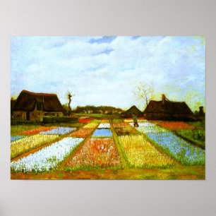 Bulb Fields Holland Van Gogh Fine Art ポスター
