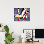 BULEXベルギー給湯機ヴィンテージ広告 ポスター (ホームオフィス)