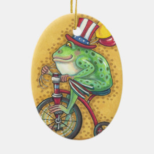 BULFROG 4TH OF 7月オーナメント楕円 セラミックオーナメント