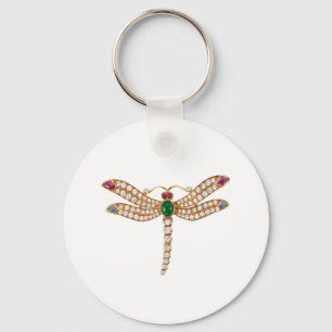 BULGARIのダイヤモンドのトンボ。 美しくきらきら光るなきらきら光る キーホルダー