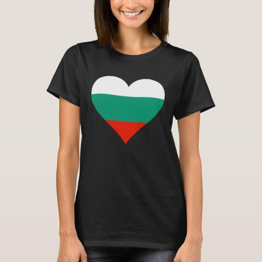 Bulgaria Flag Heart Bulgaria Gifts Love Bulgaria Tシャツ (正面)