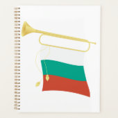 Bulgarian Flag and Bugle プランナー手帳 (正面)