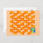 Bulge Out Contoursはがき ポストカード (正面/裏面)