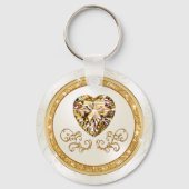 BULKまたはパーソナライズされたOneの格安結婚式の引き出物 キーホルダー (裏面)