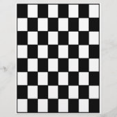 Bulk B&W Checkerboard Scrapbook Pages チラシ (正面)