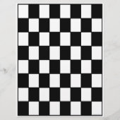 Bulk B&W Checkerboard Scrapbook Pages チラシ (裏面)