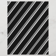 Bulk B&W Diagonal Stripes Scrapbook Pages