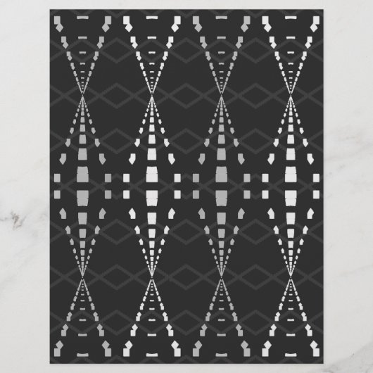 Bulk B&W Ley Lines Scrapbook Pages チラシ (正面)