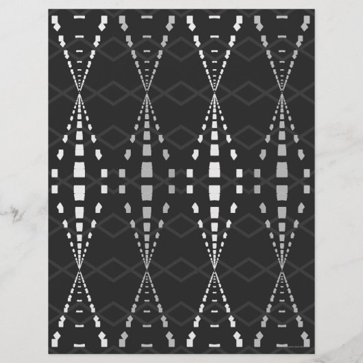 Bulk B&W Ley Lines Scrapbook Pages チラシ (裏面)