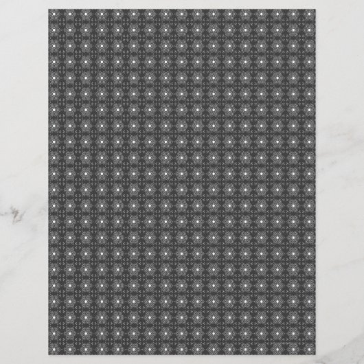Bulk B&W Mediterranean Tile Scrapbook Pages チラシ (裏面)