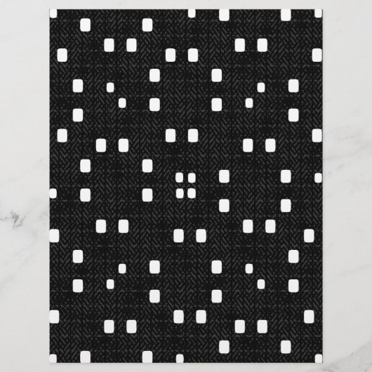 Bulk B&W Textured Minimalism Scrapbook Pages チラシ (正面)