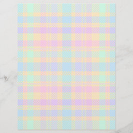 Bulk - Easter Pastel Plaid Scrapbook Paper チラシ