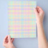 Bulk - Easter Pastel Plaid Scrapbook Paper チラシ (手)