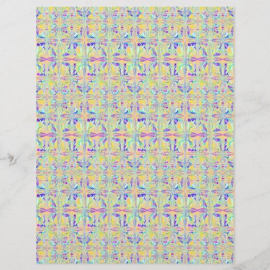 Bulk - Easter Pastels Abstract Scrapbook Paper チラシ (正面)