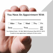Bulk Officeアポイントメントリマインダー名刺 予約カード