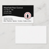 Bulk Pest Control Business Card Template 名刺 (正面/裏面)