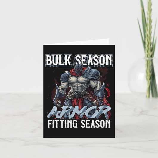 Bulk Season Armor Fitting Season Gym Meme  カード (正面)