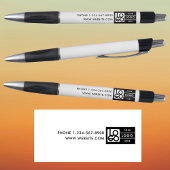 Bulk Simple Business Logo Custom Text Black White ボールペン